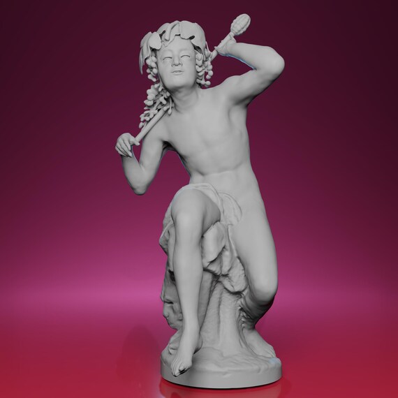 3D Printed Bacchus Statue – Inspired by the State Hermitage Museum