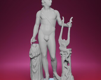 3D-utskriven Apollo-staty – inspirerad av Palazzo Doria Pamphilj i Rom