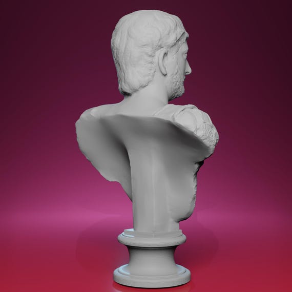 3D Printed Emperor Hadrian Bust - Inspired by Kunsthistorisches 3D Printed Emperor Hadrian Bust - Inspired by Kunsthistorisches