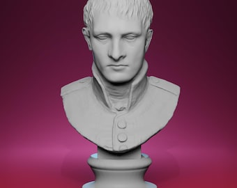 3D Printed Bust of Napoleon Bonaparte – Inspired by Museo Canova in Italy