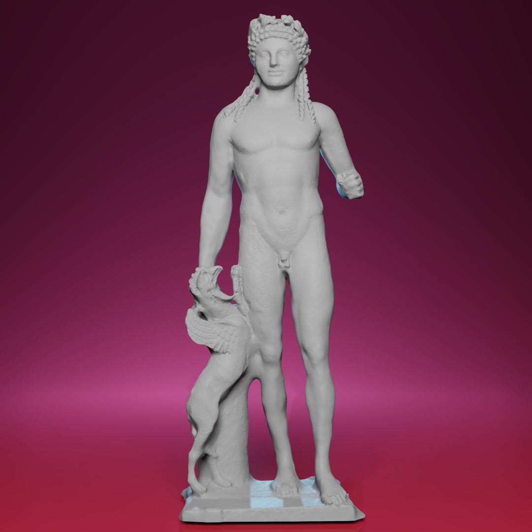 3D Printed Apollo With Guardian Griffin - Inspired by the Royal Ontario ...
