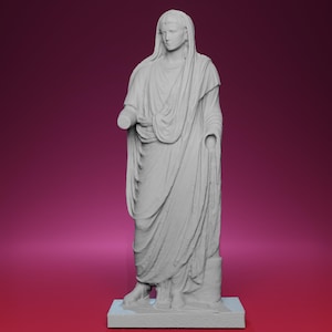 3D Printed Augustus as Pontifex Maximus – Inspired by the Palazzo Massimo in Rome