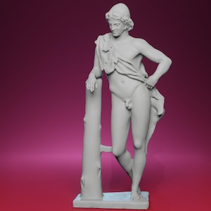 3D Printed Resting Satyr Sculpture – Inspired by Rome in Italy