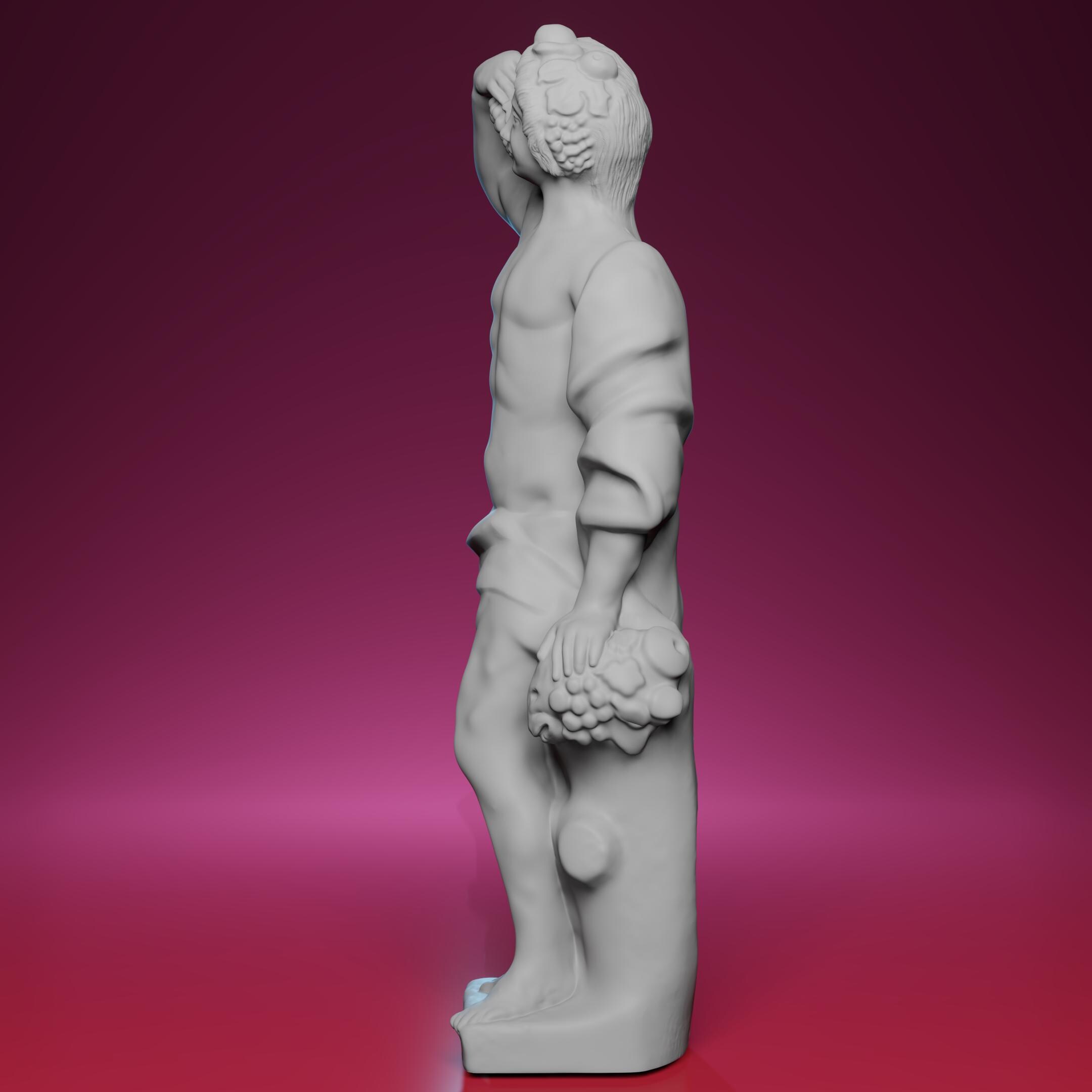 3D Printed Dionysus Statue – Inspired by the Tsaritsyno Museum in