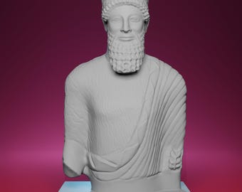 3D gedruckte Anbeter von Idalion Statue - Inspiriert vom British Museum in London