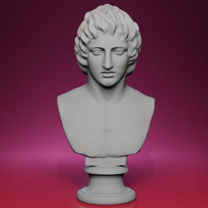 3D Printed Alexander the Great Bust (Erbach Type) – Inspired by Antike am Königsplatz in Munich