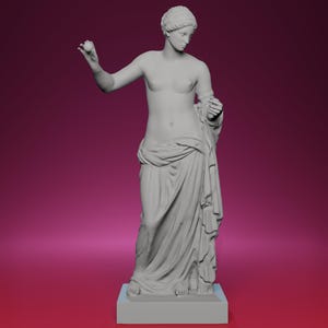3D Printed Venus of Arles – Inspired by The Louvre in Paris, Classical Roman Sculpture, Elegant Mythological Decor