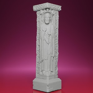 3D Printed Saint Trophime Sculpture – Inspired by Cite de l&#39;architecture et du patrimoine in Paris