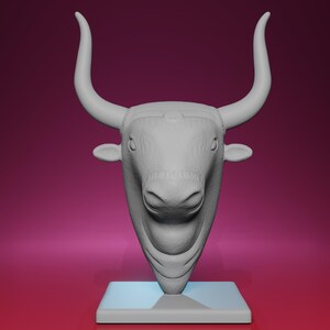 3D Printed Minotaur Head – Inspired by the Museum of Heraklion in Greece