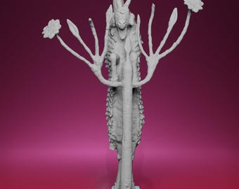 3D-geprint beeld van een ram in een struikgewas – geïnspireerd door het British Museum in Londen