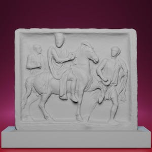3D Printed Relief Giustiniani Sculpture – Inspired by Altes Museum in Berlin