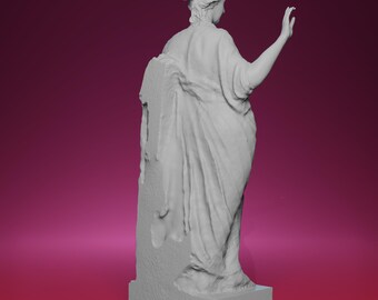 3D Printed Leaning Aphrodite Statue - Inspired by Museo
