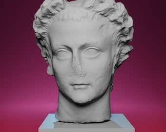 3D Gedruckte Caligula Büste – Inspiriert von der Antike am Königsplatz in München