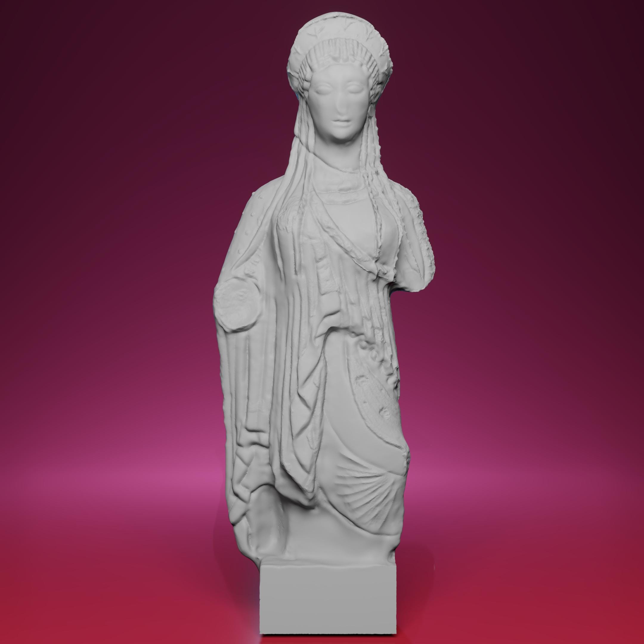 3D Printed the 'chios Kore' From the Athenian Acropolis – Inspired