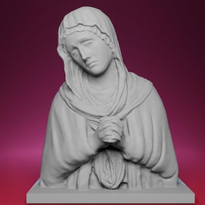 3D Printed Crying Mary – Inspired by the Musei Civici agli Eremitani in Italy