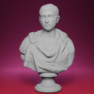 3D Printed Severus Alexander Bust – Inspired by the Rome in Italy