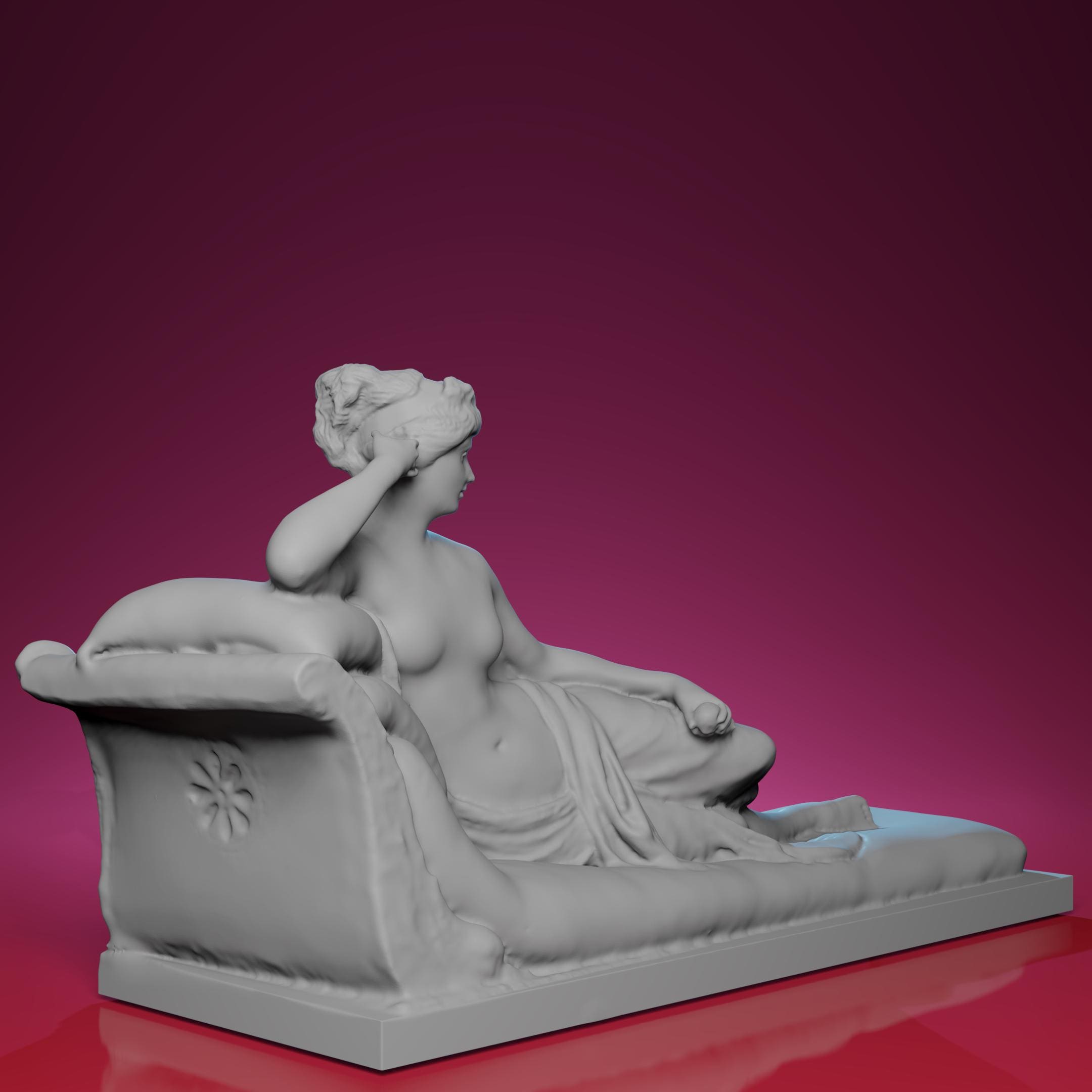 3Dプリントされたポーリーヌ・ボナパルトのヴィーナス・ヴィクトリクス