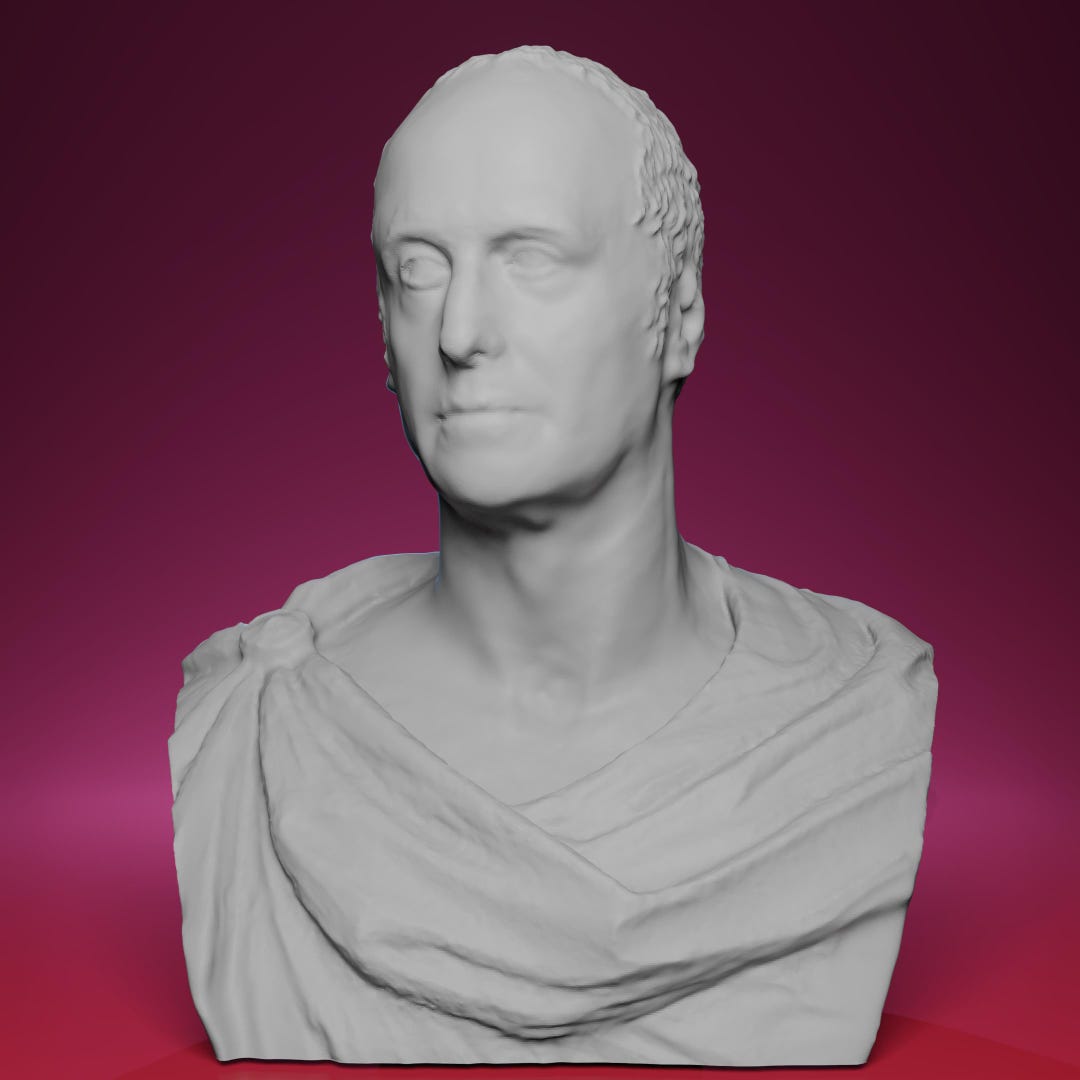 3D Printed General Sir David Baird Bust - Inspired by the Scottish ...