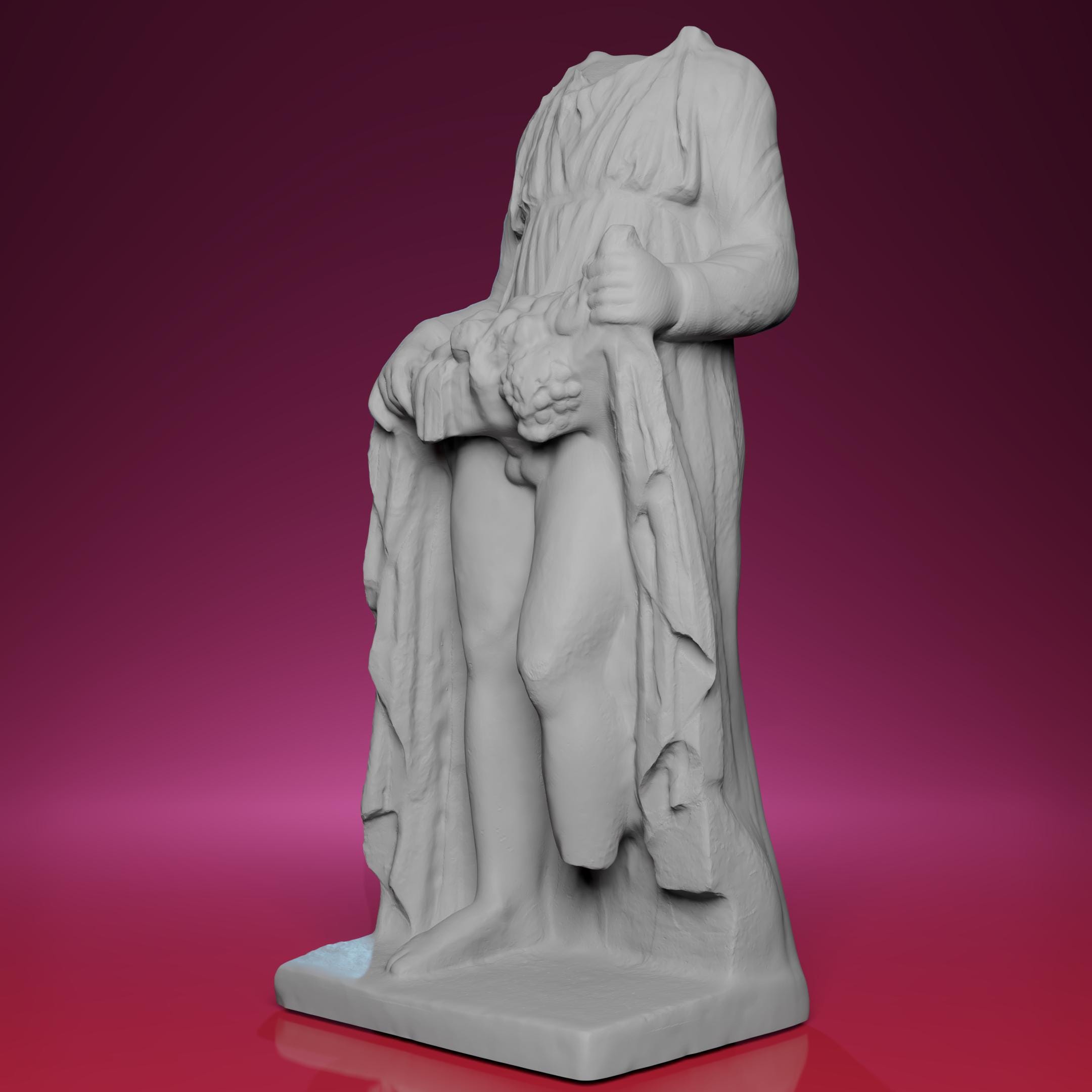3D Printed Priapus Statue - Inspired by the National