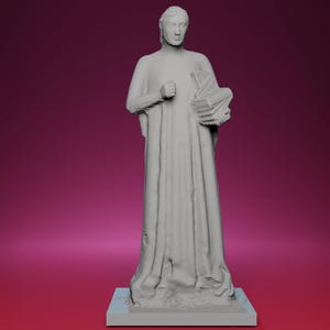 3D Printed Saint Cecilia Sculpture – Inspired by Museo di Castelvecchio in Italy