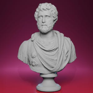 3D Printed Antoninus Pius Bust – Inspired by Torlonia Collection in Rome