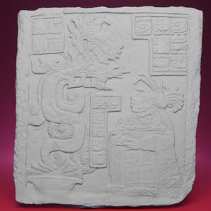 3D-geprint Maya-lateireliëf – geïnspireerd door het British Museum in Londen