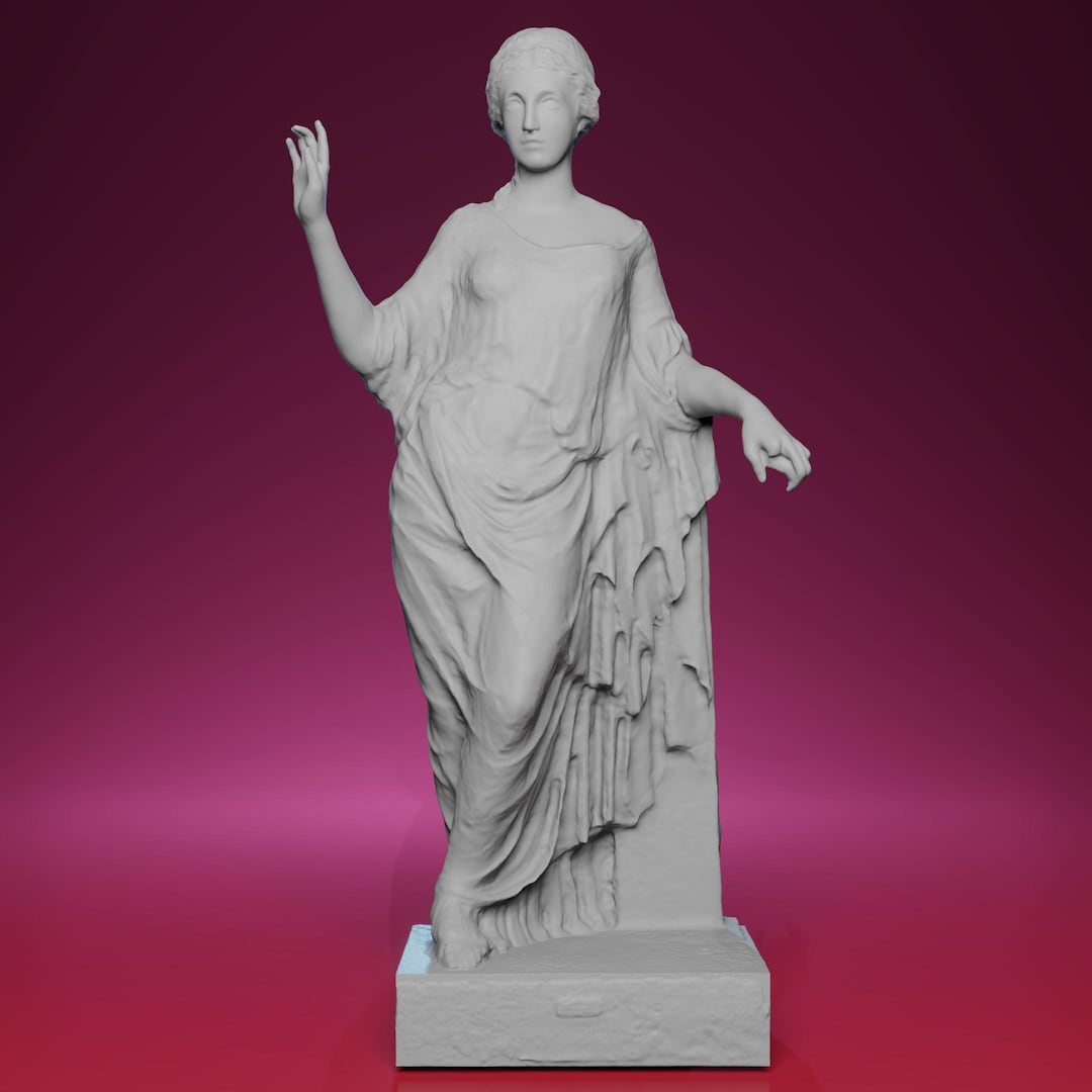 3D Printed Leaning Aphrodite Statue - Inspired by Museo