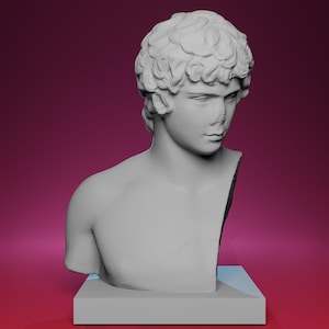 3D Printed Antinous Bust – Inspired by Antike am Königsplatz in Munich