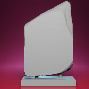 3D-gedruckter Rosetta-Stein - Inspiriert vom Artefakt des British Museum, antikes Sprachdekor, historisches Tablet-Modell