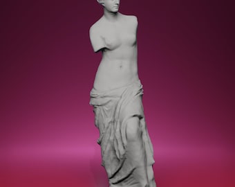 ミロのヴィーナス彫刻ギリシャ神話彫像博物館レプリカ銀色 - Etsy 日本