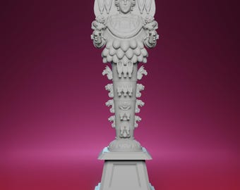 Escultura de Artemisa Ephesia impresa en 3D – Inspirada en la colección Torlonia de Roma