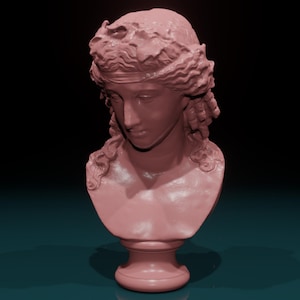 3D Printed Dionysus Bust – Inspired by the Tsaritsyno Museum in Moscow