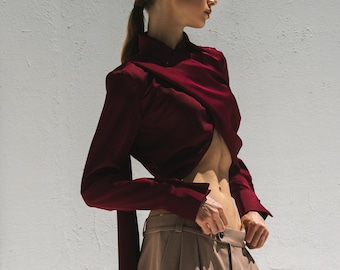 Camisa efecto seda: elegante y ligera / informal y chic, elegancia atemporal