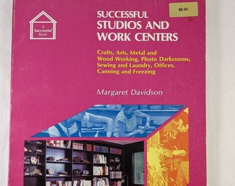 Vintage 1977 Studio & Work Center Layout Book by Margaret Davidson