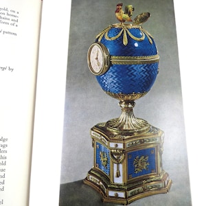 The Art of Carl Faberge, by A Kenneth Snowman, 1960s Vintage Art Book with Photos of Faberge Creations, Private Collections