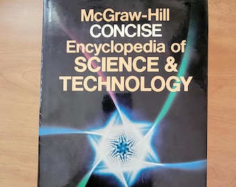 Concise Encyclopedia of Science & Technology, 1984 Sybil Parker Vintage Reference Book
