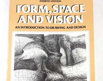 Form, Space and Vision, Intro to Drawing and Design Book, Graham Collier, Vintage How To Art Book