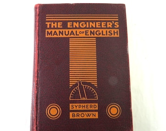 Manuel technique anglais de l'ingénieur, Sypherd Brown, 1933