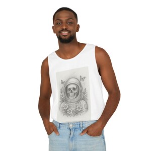 Psychedelic Space Astronaut Tee Cosmic Tee, Vibrant Galaxy Shirt, Space Apparel, Astronaut, Boho Beachwear, Unique Gift for Astronaut Lovers