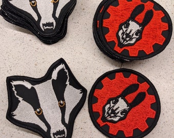Sew On patches Gear Bunny, Badger face