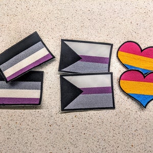 ACE, Demisexual, Pansexual patches