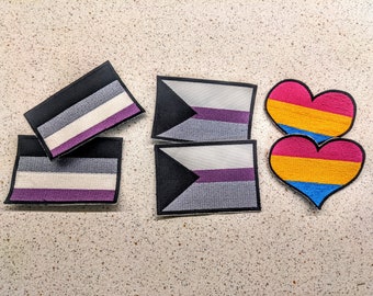 ACE, Demisexual, Pansexual patches