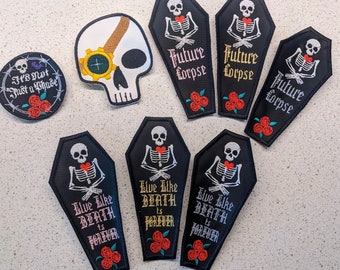 Gothic and Skull Sew on patches