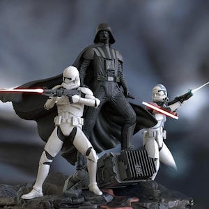 3D Darth Vader Figure STL File, Star Wars Darth Vader Figure STL File, Star Wars Darth Vader, Darth Vader Model File, High Quality STL File
