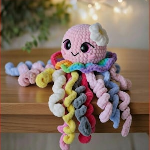 Amigurumi Jellyfish Crochet Pattern, Plush Toy Tutorial | Digital Download