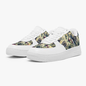 Custom Christmas Low-Top Leather Sneakers