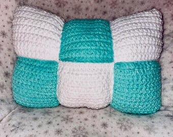 Crochet Checkered Pillow Pattern