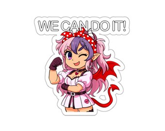 Mouse Strong &quot;We Can Do It!&quot; Ironmouse Sticker style Design (Strong Women Inspired)