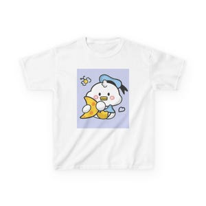 Copy of Cute Kids Tee with Printed Design, Ideal for Birthdays, Everyday Playwear, Gifts, Cartoon Character Apparel, Comfortable Cotton Tee
