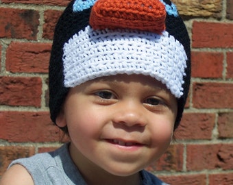 Crochet Beanie - La taille de l’enfant Pingouin Petite